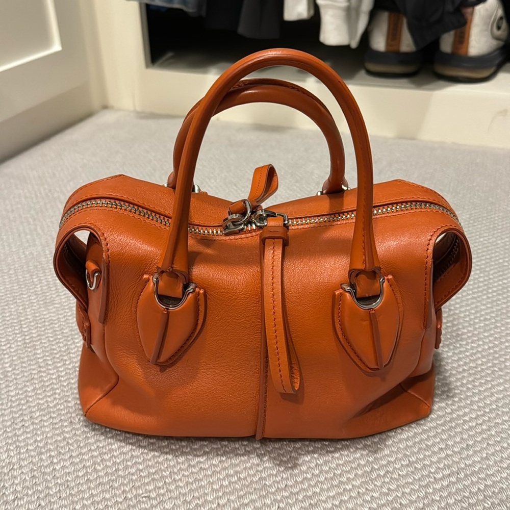 Tods orange purse